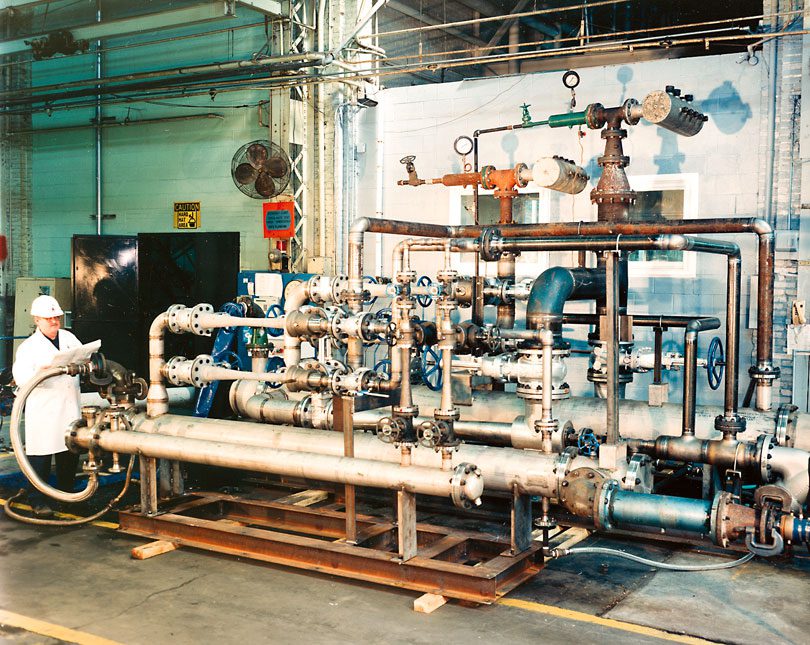Test of Steam Jet Air Ejector/Condenser Vacuum System